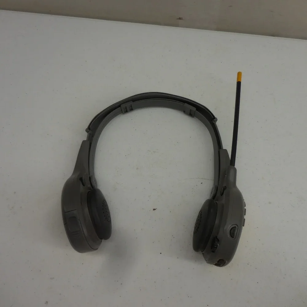 Sony Sports Walkman SRF-HM55 FM AM Radio Headphones Grey Yellow Vintage Tested